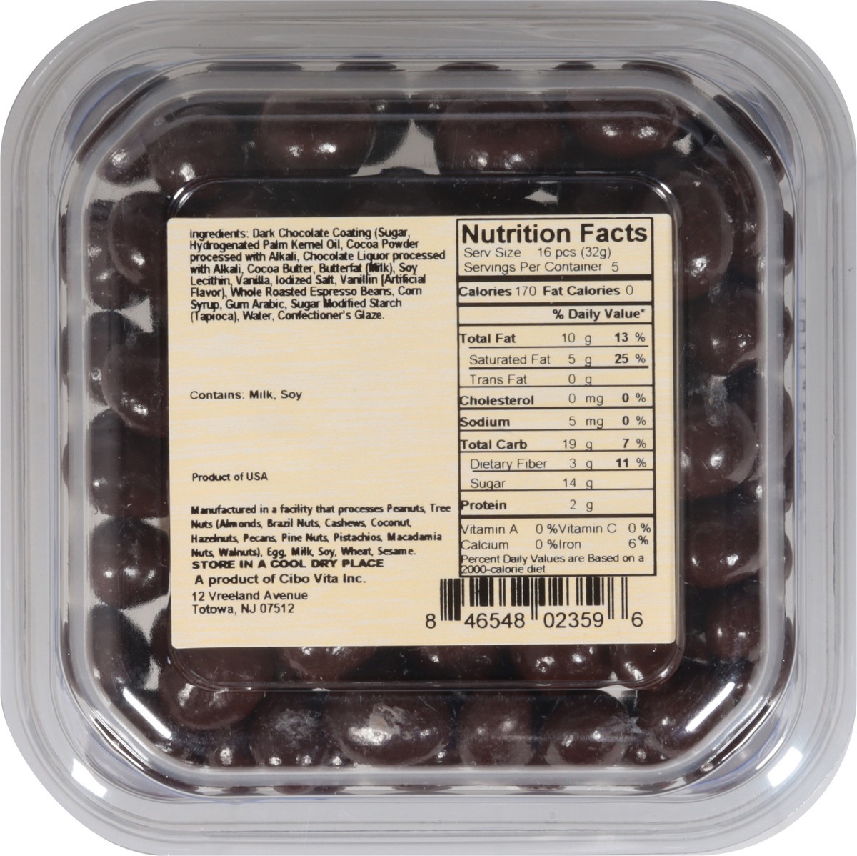 slide 3 of 14, Mw Dark Chocolate Espresso Beans, 5.5 oz