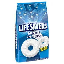 LIFE SAVERS Pep-O-Mint Hard Candy, Party Size, 50 oz Bag