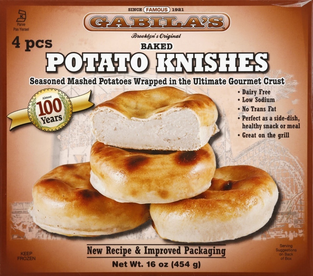 slide 1 of 1, Gabila's Potato Knishes, 16 oz
