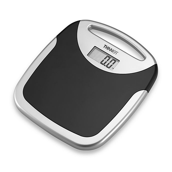 slide 1 of 2, Conair Thinner Portable Digital Bathroom Scale, 1 ct