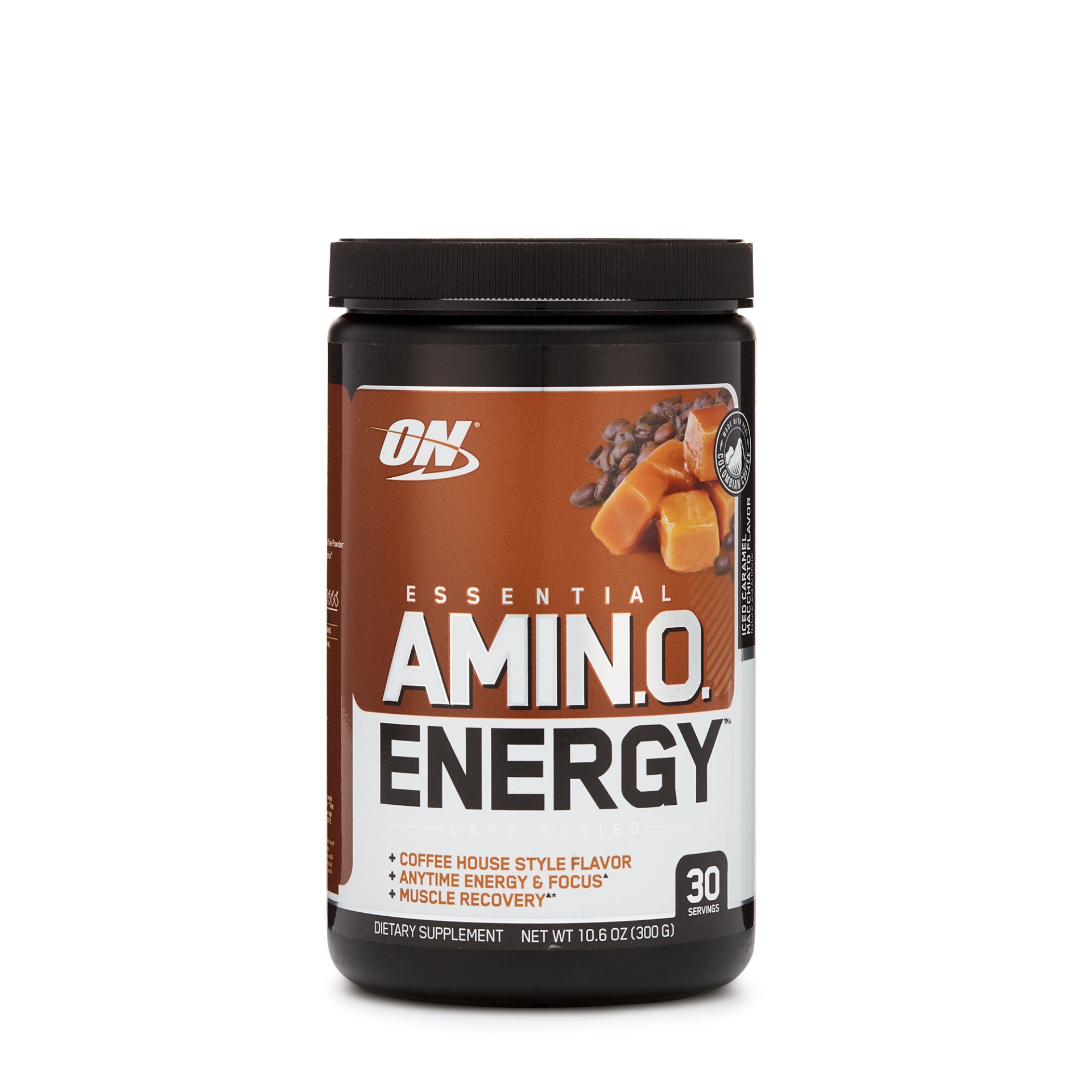 slide 1 of 1, Optimum Nutrition Essential AMIN.O. Energy - Iced Caramel Macchiato, 1 ct