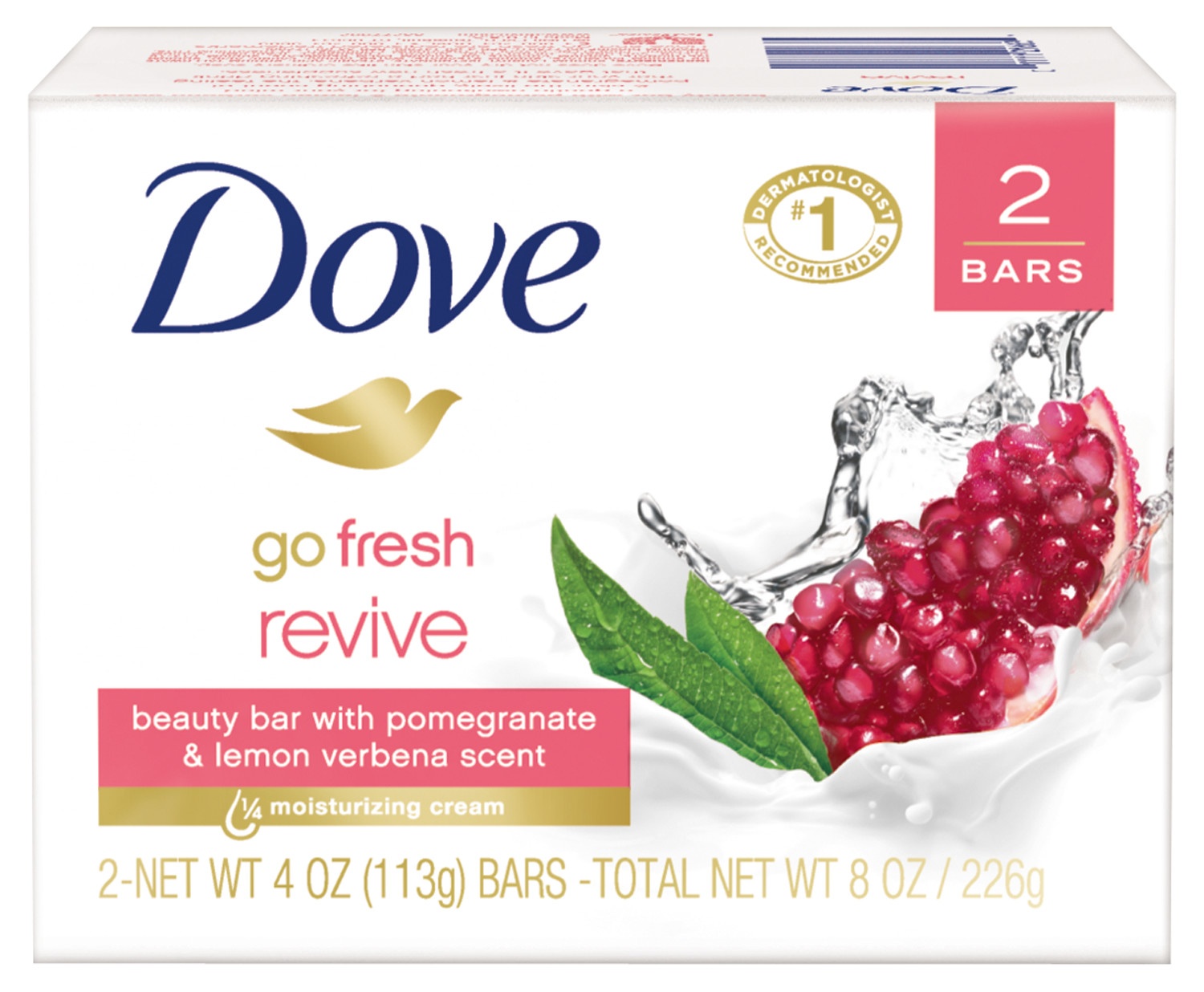 slide 1 of 1, Dove Go Fresh Revive Bar Soap, 2 ct