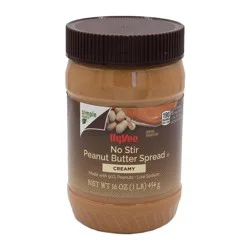 Hy-vee Creamy Natural No Stir Peanut Butter