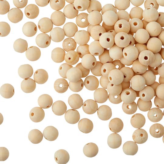 slide 1 of 3, Wood Round Craft Beads, 11mm By Bead Landing, 11mm