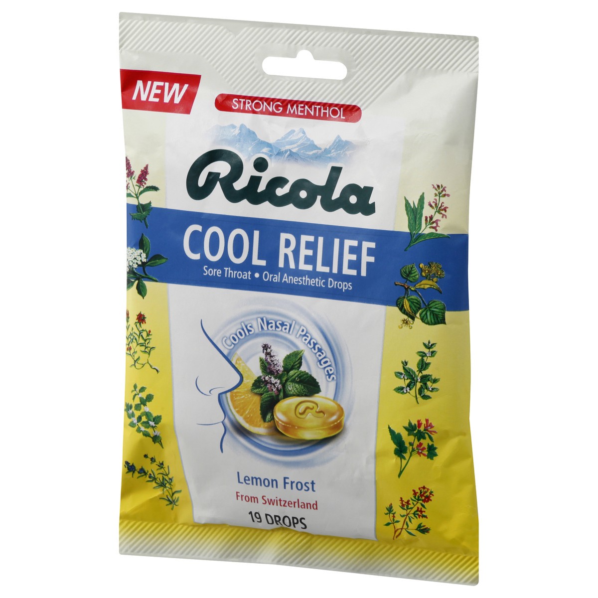 slide 4 of 11, Ricola Lemon Cool Relief Drops, 19 ct