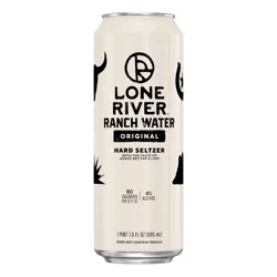 Lone River Ranch Water Original Hard Seltzer, 23.5 fl oz