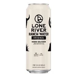 Lone River Ranch Water Original Hard Seltzer, 23.5 fl oz