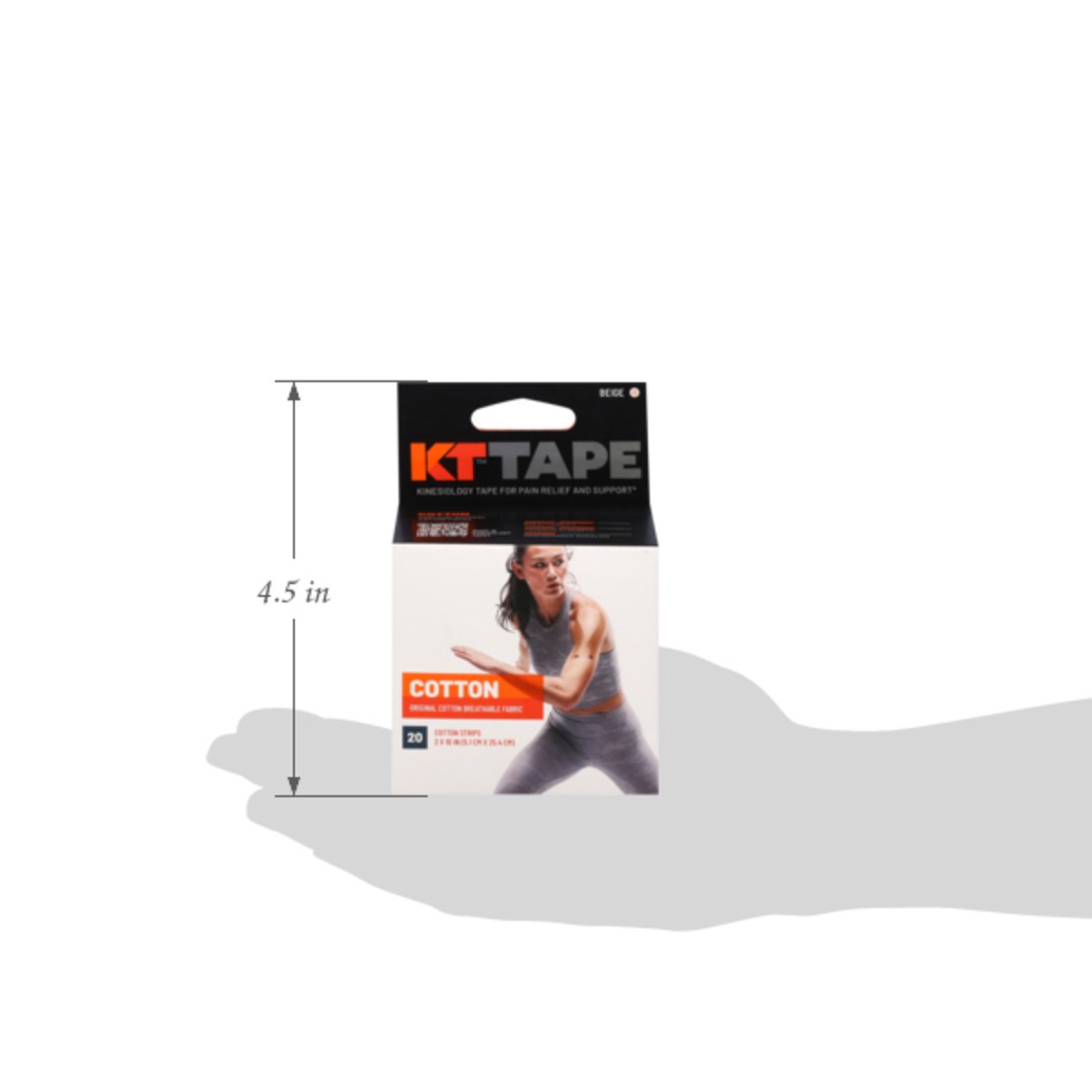 slide 14 of 14, KT Tape Biege Cotton Kinesiology Tape 20 ea, 20 ct