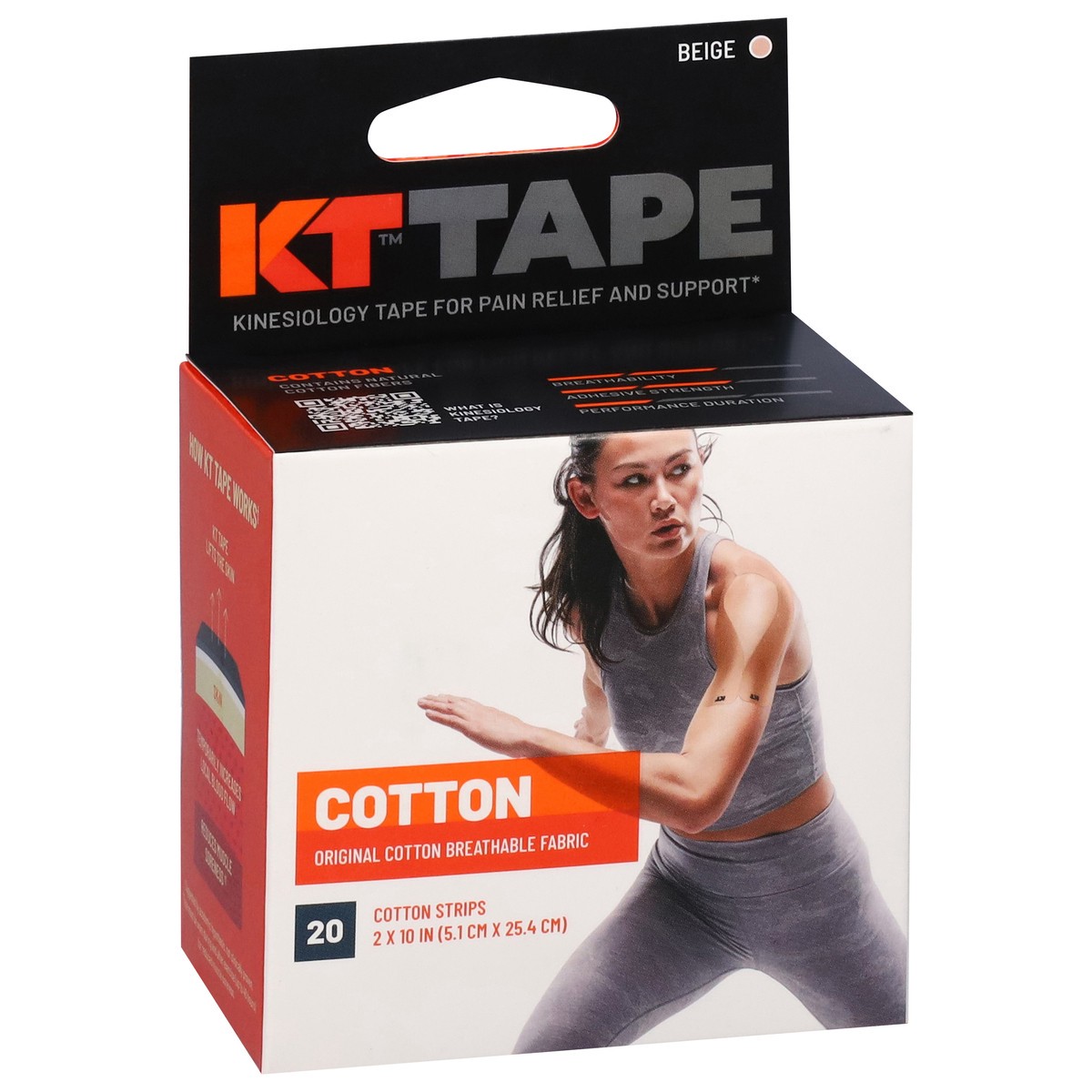 slide 4 of 14, KT Tape Biege Cotton Kinesiology Tape 20 ea, 20 ct