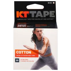 KT Tape Biege Cotton Kinesiology Tape 20 ea