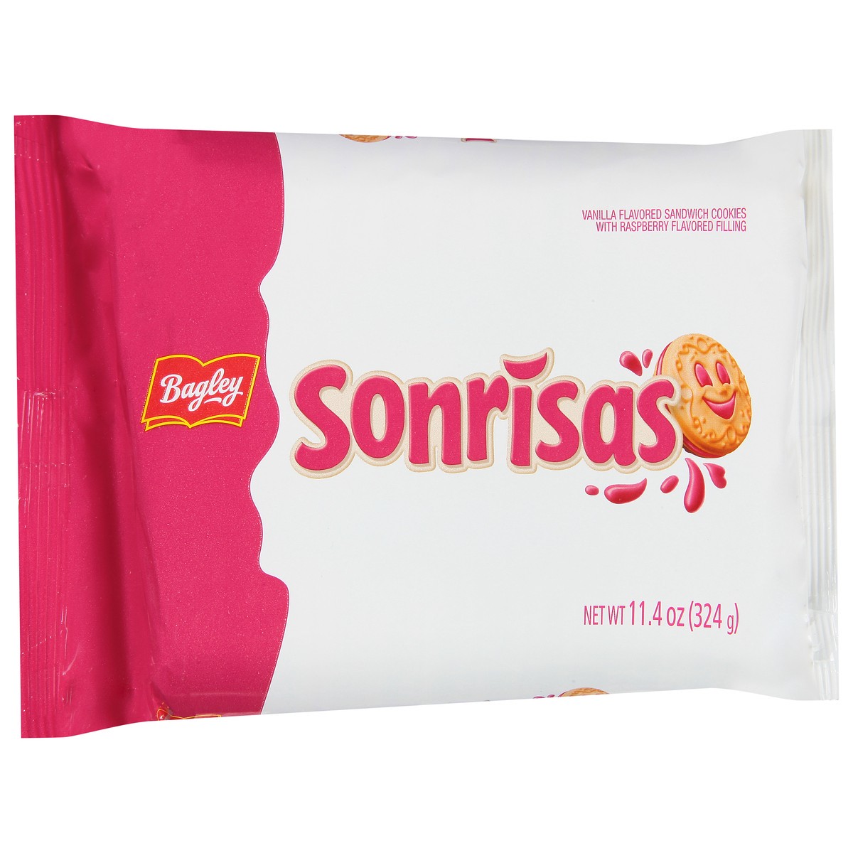 slide 11 of 14, Bagley Sonrisas Vanilla Flavored Sandwich Cookies 11.4 oz, 11.4 oz