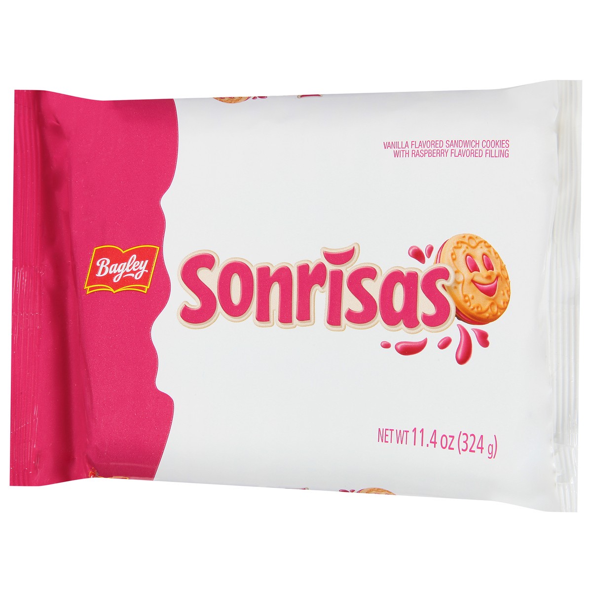 slide 5 of 14, Bagley Sonrisas Vanilla Flavored Sandwich Cookies 11.4 oz, 11.4 oz