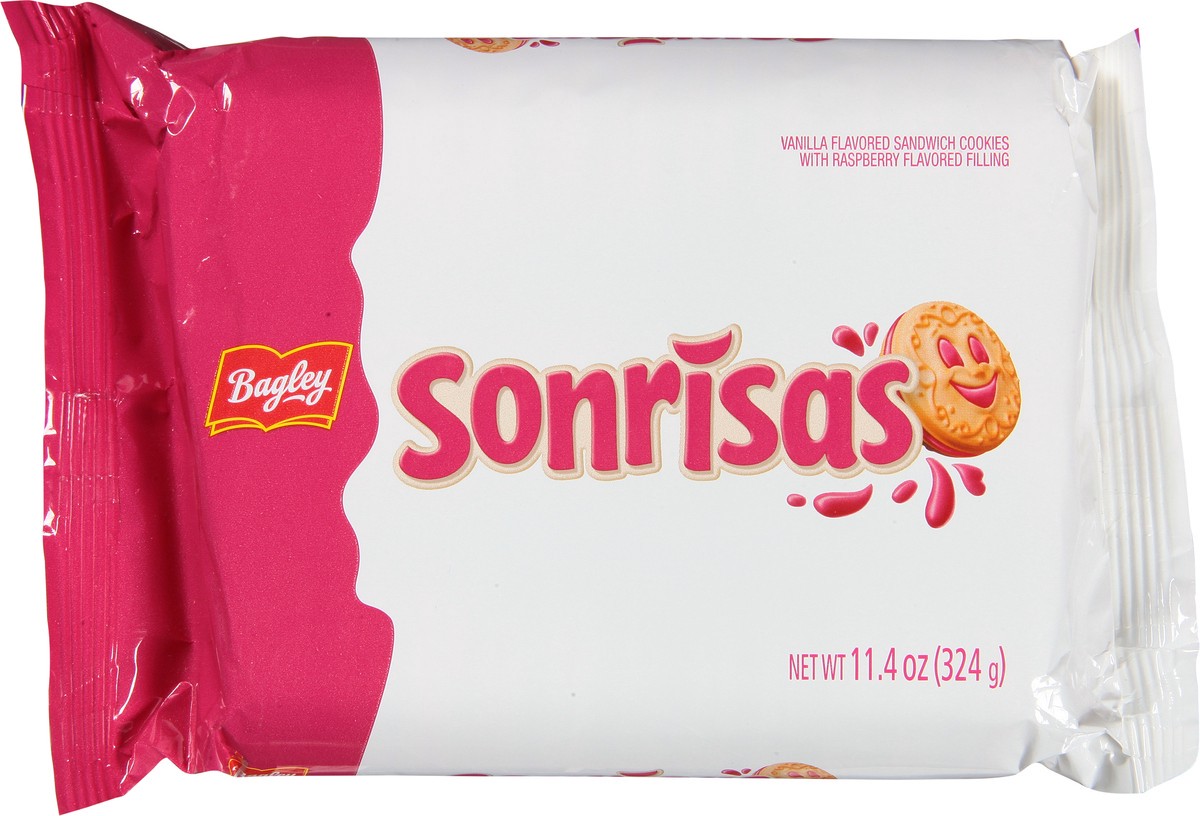 slide 4 of 14, Bagley Sonrisas Vanilla Flavored Sandwich Cookies 11.4 oz, 11.4 oz