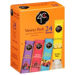 4C Totally Light 2Go Drink Mix / Variety Pack Bonus Pack - 2.376 oz