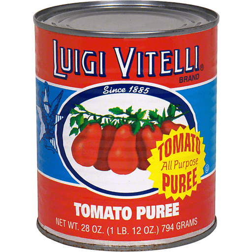 slide 1 of 1, Luigi Vitelli Luvit Tomato Puree, 28 oz