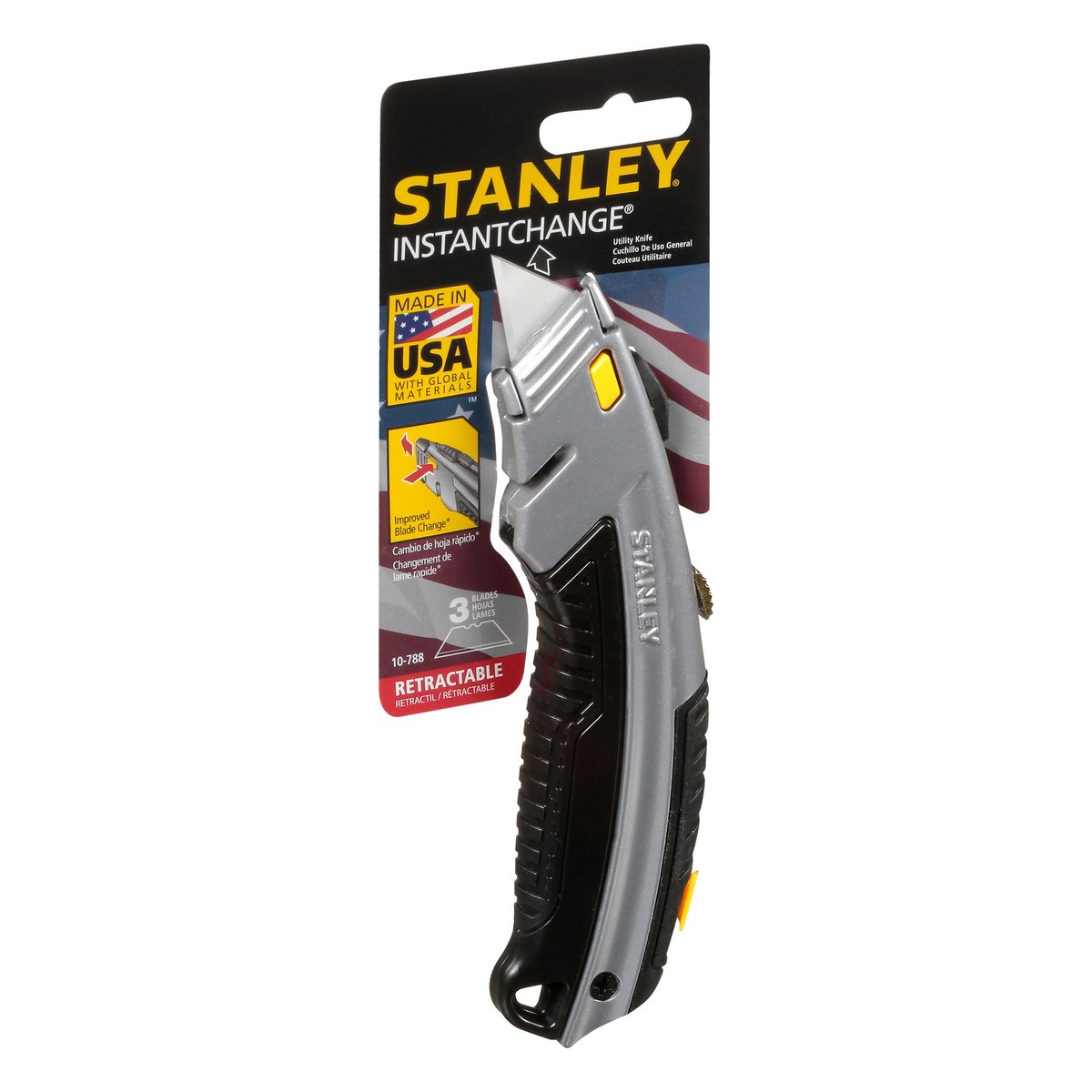 slide 2 of 9, Stanley 6-5/8 Inch Instant Change Knife, 1 ct