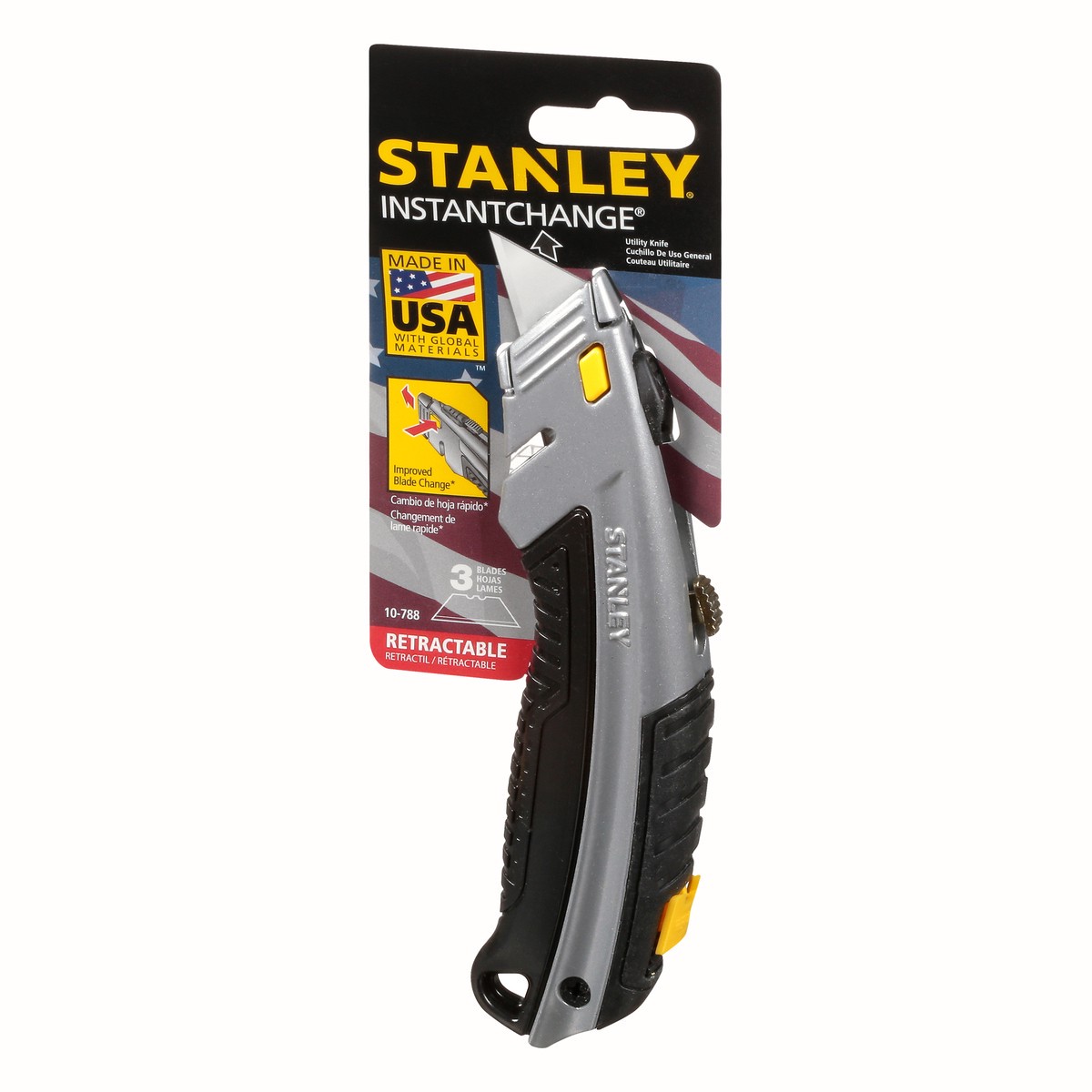 slide 3 of 9, Stanley 6-5/8 Inch Instant Change Knife, 1 ct