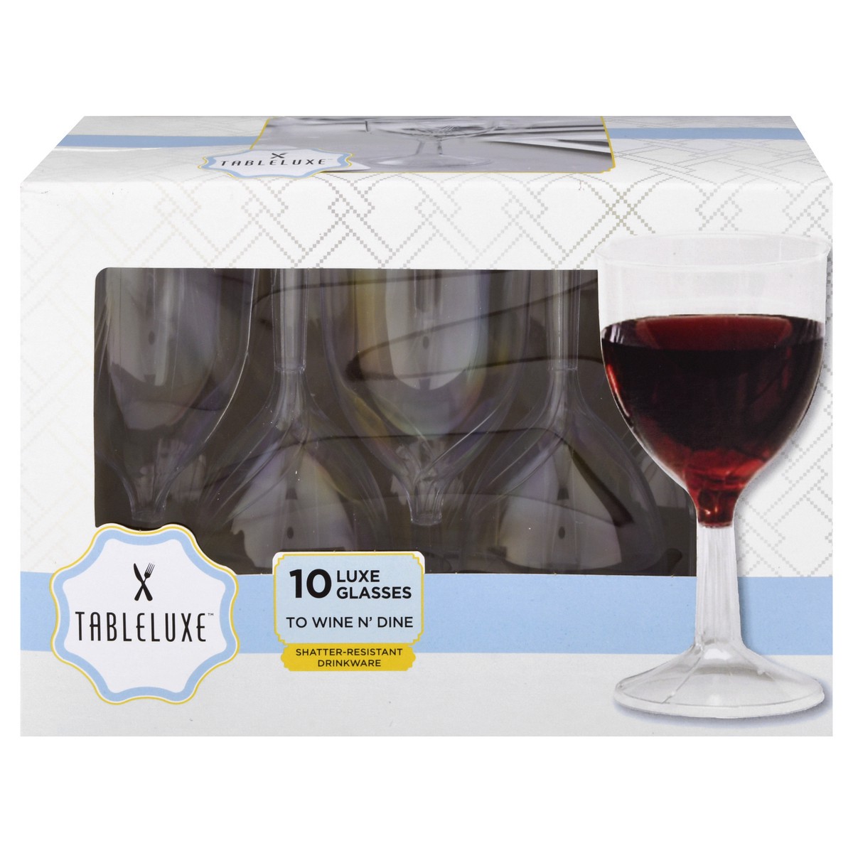 slide 1 of 8, Masterpiece Tableluxe Wine Glasses, 10 ct