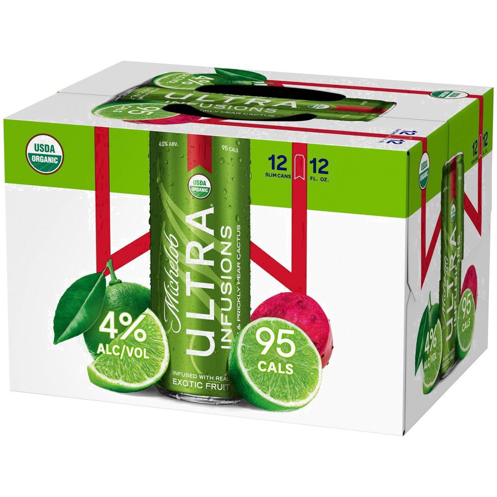 slide 86 of 99, Michelob Ultra Infusions 12 Pack Lime & Prickly Pear Cactus Beer 12 ea, 12 ct