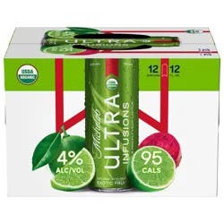 Michelob Ultra Infusions 12 Pack Lime & Prickly Pear Cactus Beer 12 ea