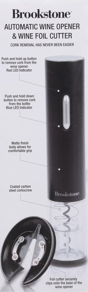 slide 5 of 9, Brookstone Auto Wine Opener, 1 ct