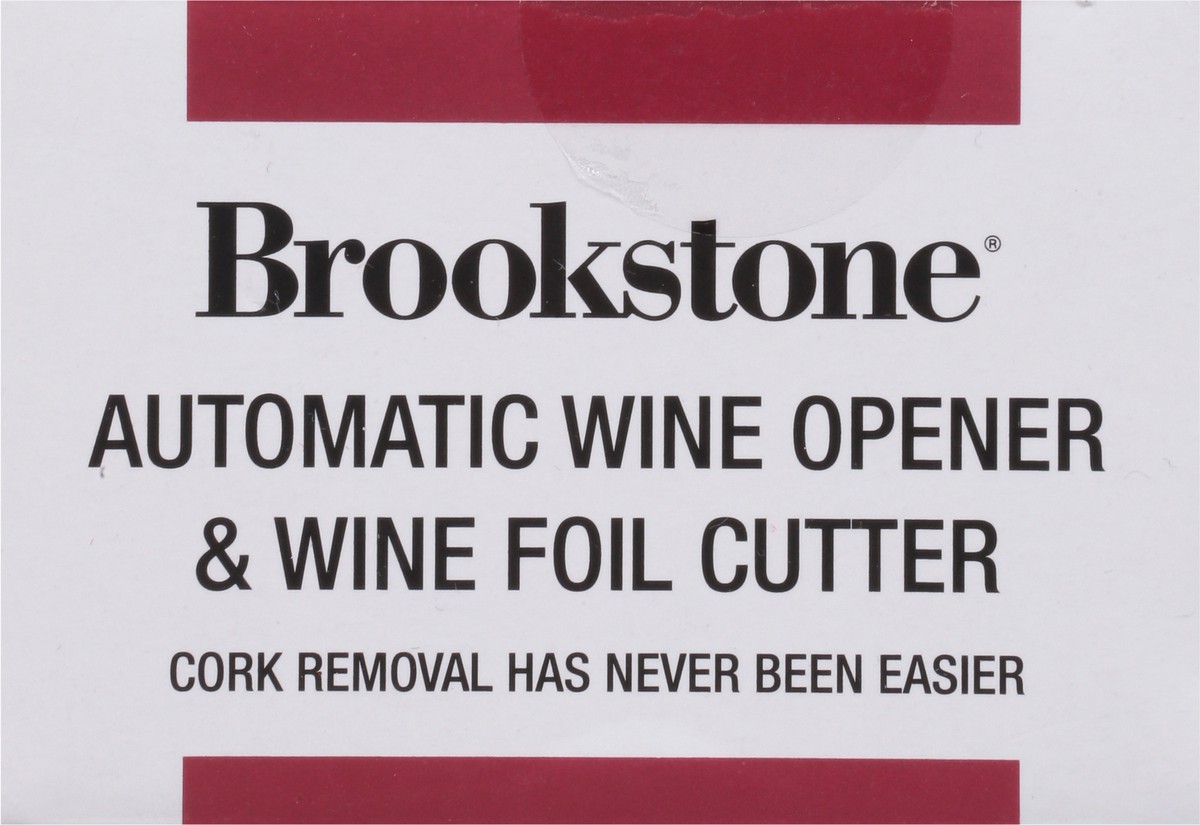 slide 9 of 9, Brookstone Auto Wine Opener, 1 ct