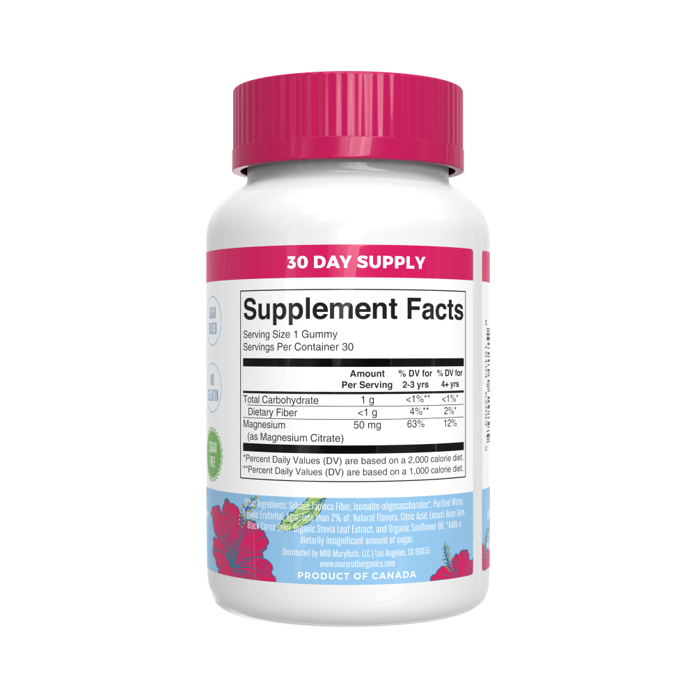slide 2 of 16, MaryRuth's Sugar Free Calm Kids Hibiscus Magnesium 30 Gummies, 30 ct