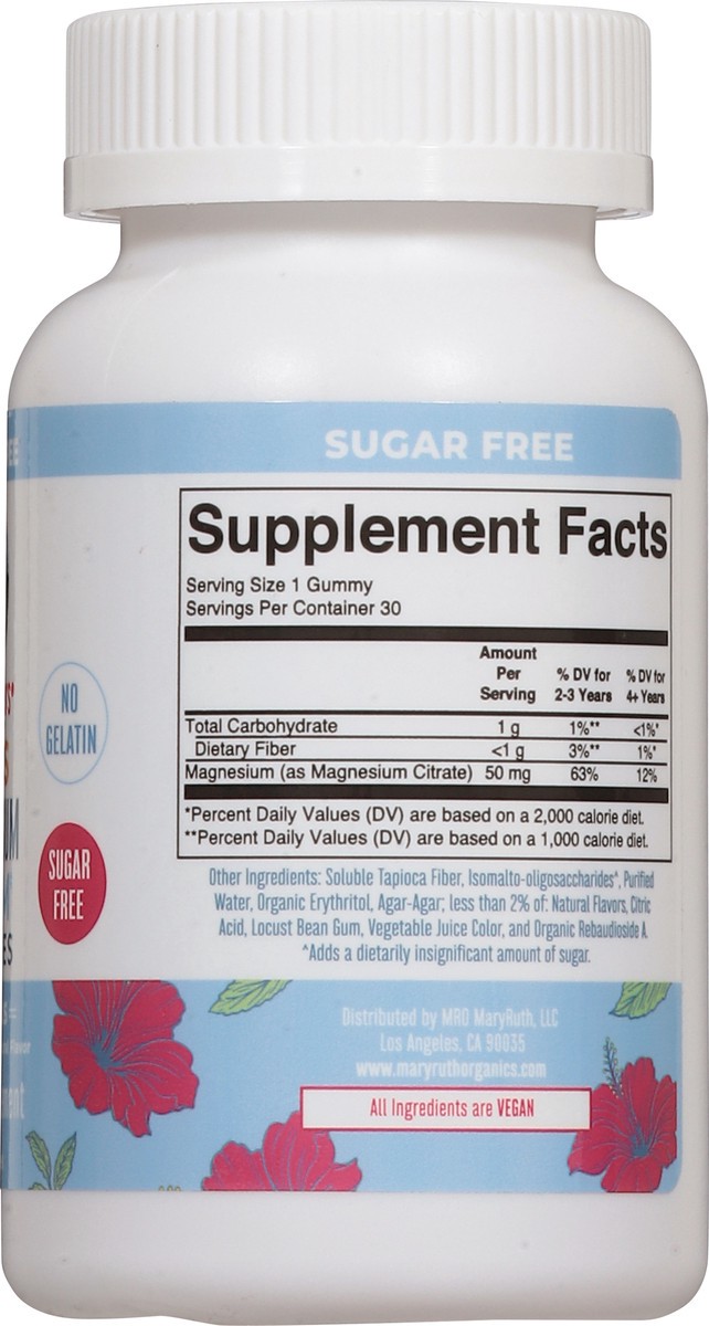slide 16 of 16, MaryRuth's Sugar Free Calm Kids Hibiscus Magnesium 30 Gummies, 30 ct