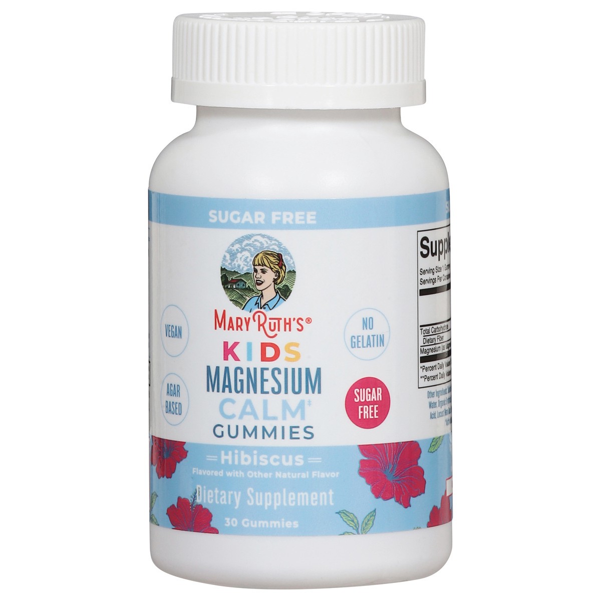 slide 11 of 16, MaryRuth's Sugar Free Calm Kids Hibiscus Magnesium 30 Gummies, 30 ct