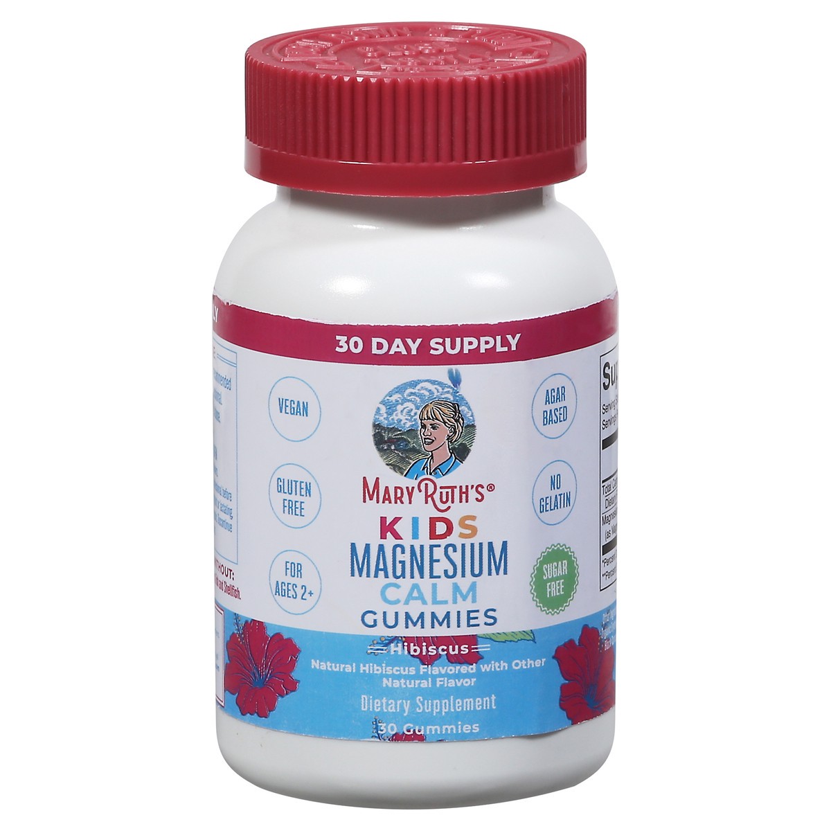 slide 1 of 16, MaryRuth's Sugar Free Calm Kids Hibiscus Magnesium 30 Gummies, 30 ct