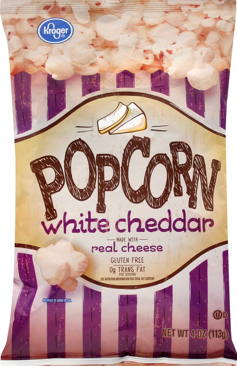 slide 2 of 11, Kroger  White Chedder Popcorn, 4 oz