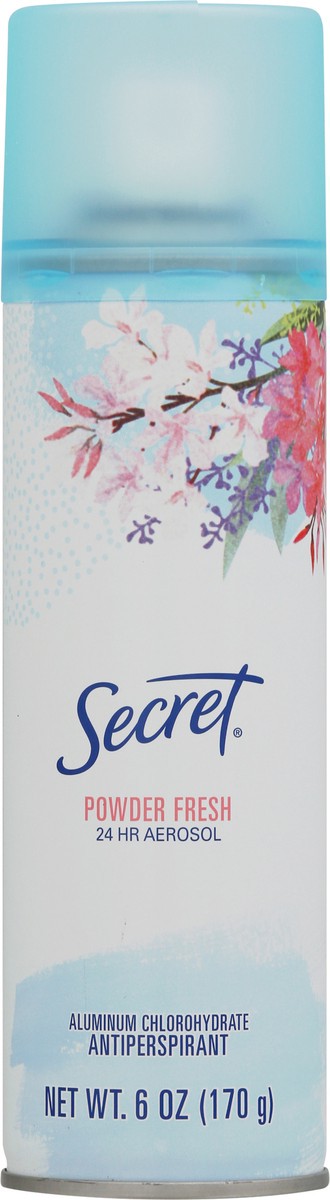 slide 3 of 10, Secret Aerosol Antiperspirant and Deodorant, Powder Fresh, 6 fl oz, 6 oz