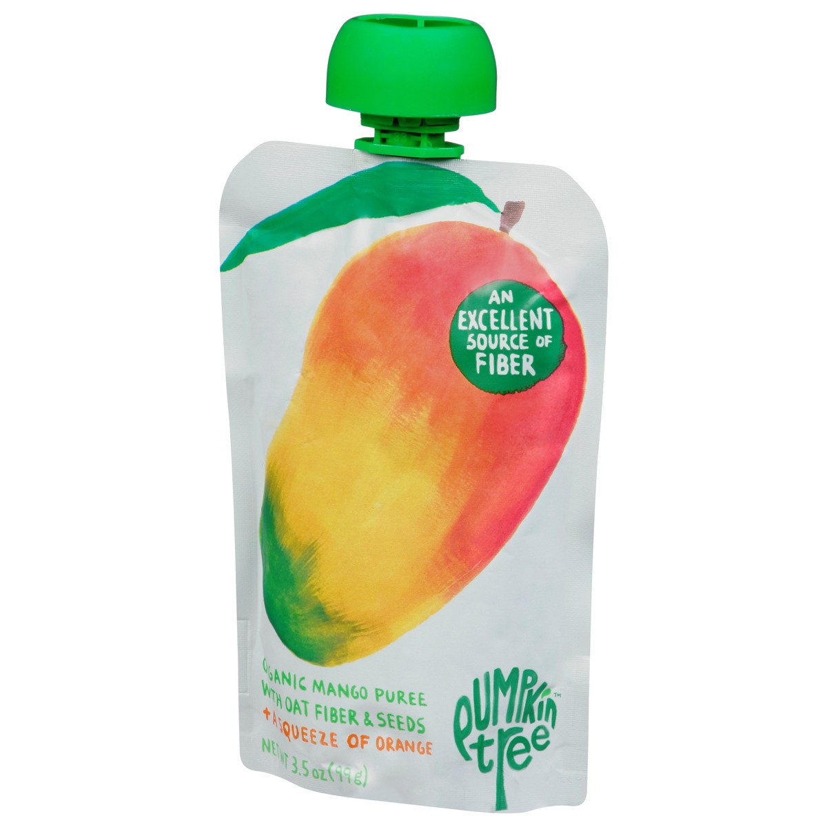 slide 9 of 13, Pumpkin Tree Organic Mango Puree with Oat Fiber & Seeds 3.5 oz, 1 ct