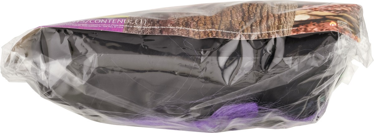 slide 9 of 9, Fun World 36" Wrong Way Witch Tree Hugger Decor, 1 ct