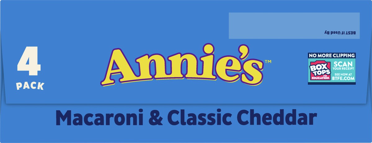 slide 4 of 9, Annie's Classic Mild Cheddar Macaroni & Cheese, 4 ct; 6 oz