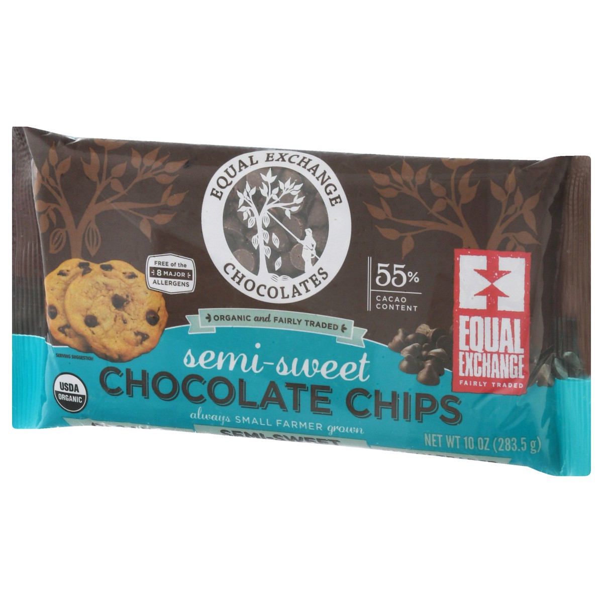 slide 13 of 13, Equal Exchange Organic 55% Cacao Semi-Sweet Chocolate Chips 10 ea, 10 ct