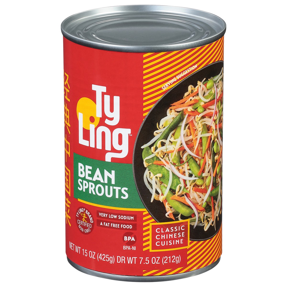 slide 1 of 11, Ty Ling Bean Sprouts, 15 oz