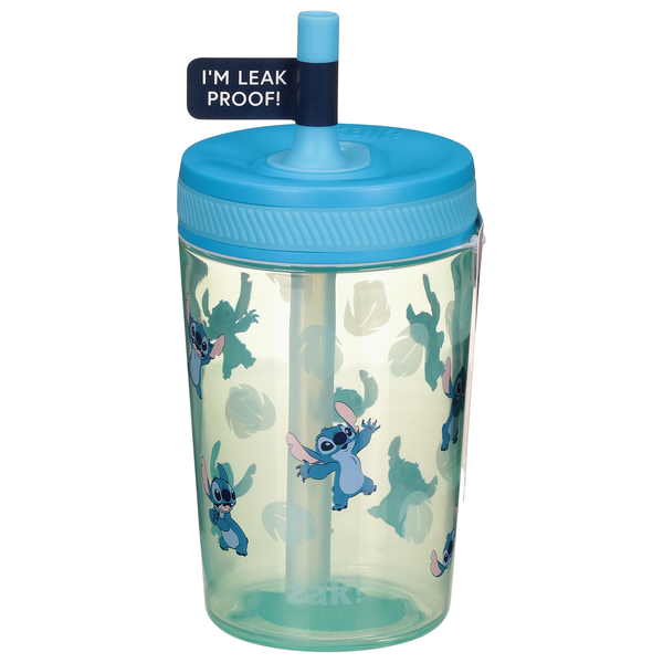 slide 1 of 1, Zak! Designs Everyday Smiles 15 oz Leak-Proof Disney Lilo-Stitch PP Kelso Tumbler 1 Each, 1 ct