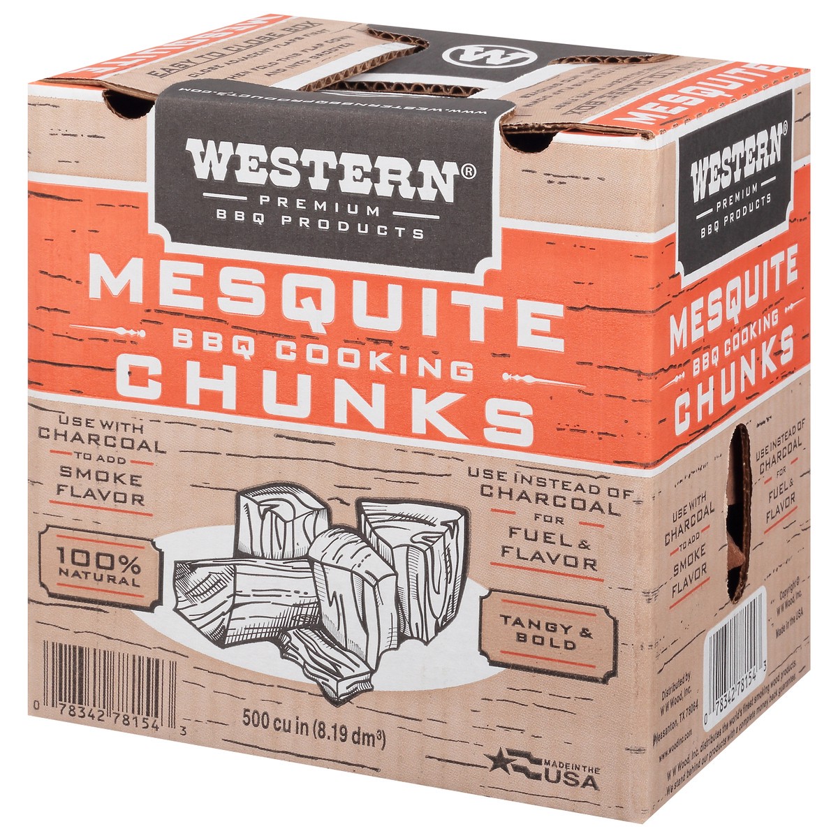 slide 6 of 12, Western Premium BBQ Products Mesquite BBQ Cooking Chunks 1 ea, 1 ct