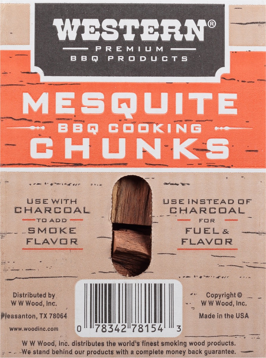 slide 4 of 12, Western Premium BBQ Products Mesquite BBQ Cooking Chunks 1 ea, 1 ct