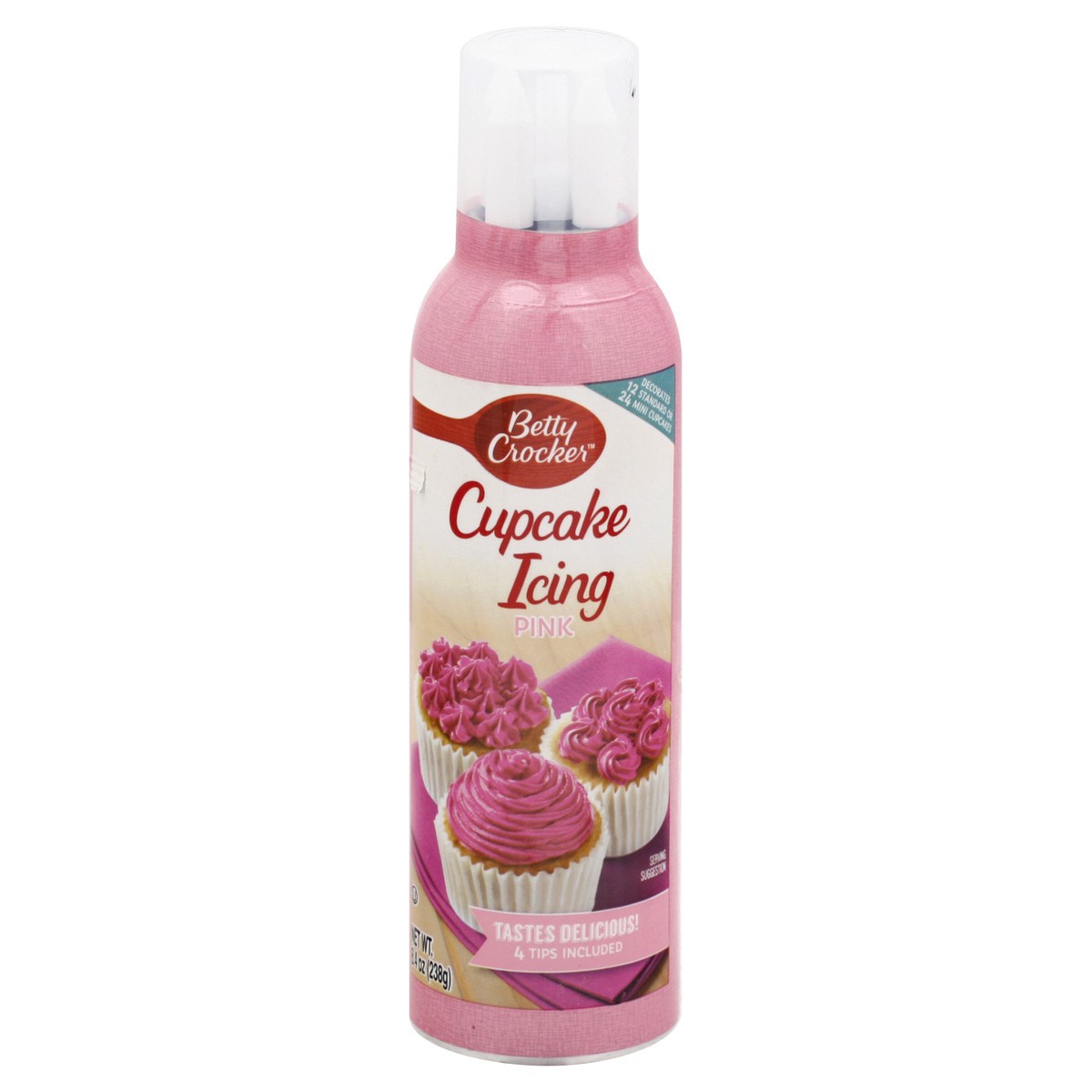 slide 1 of 9, Betty Crocker Pink Cupcake Icing 8.4 oz, 8.4 oz