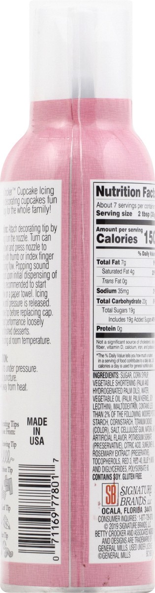 slide 5 of 9, Betty Crocker Pink Cupcake Icing 8.4 oz, 8.4 oz