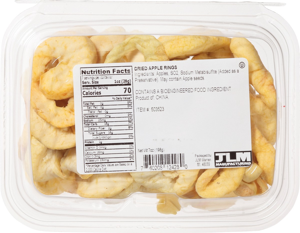 slide 10 of 11, JLM Dried Apple Ring, 7 oz