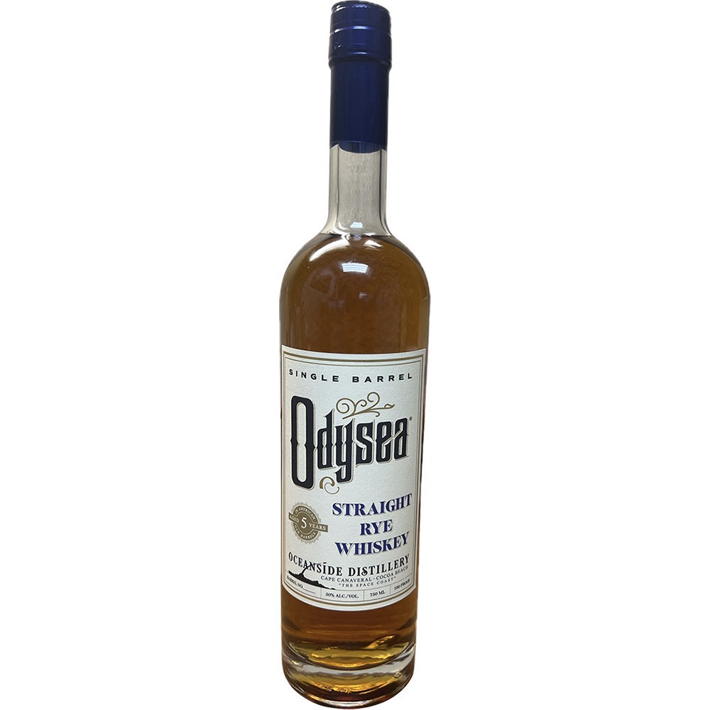 slide 1 of 1, Oceanside Distillery Oceanside Odysea Single Barrel Rye, 750 ml