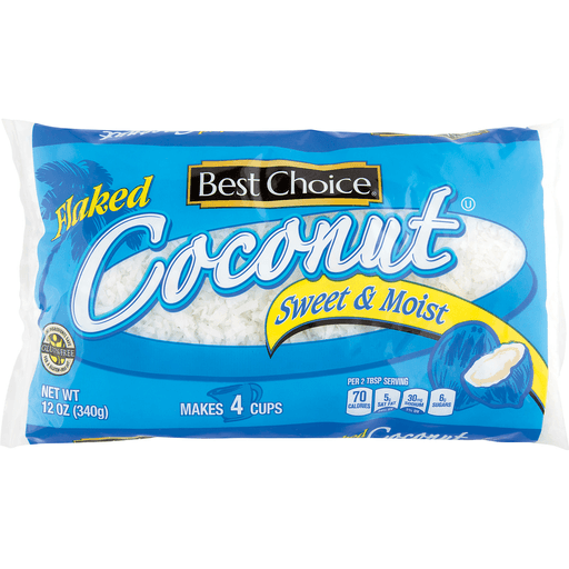 slide 1 of 1, Best Choice Flaked Coconut, 12 oz