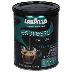 Lavazza Decaffeinated Ground Espresso Italiano Coffee - 8 oz