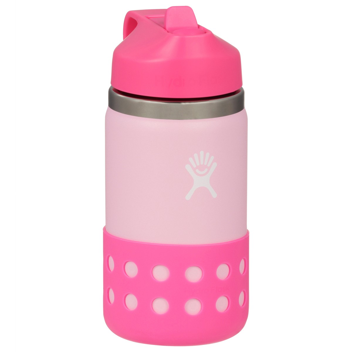 slide 4 of 9, Hydro Flask 12 Ounce For Kids Plumeria Wide Straw Lid & Boot Bottle 1 ea, 1 ct