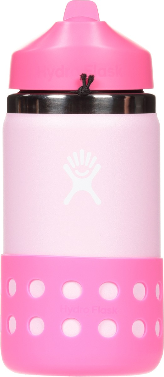 slide 3 of 9, Hydro Flask 12 Ounce For Kids Plumeria Wide Straw Lid & Boot Bottle 1 ea, 1 ct
