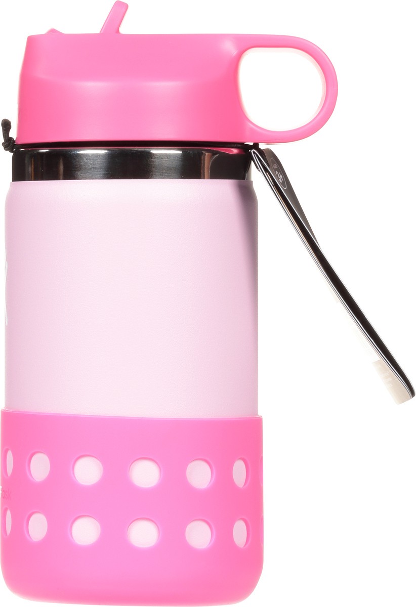 slide 2 of 9, Hydro Flask 12 Ounce For Kids Plumeria Wide Straw Lid & Boot Bottle 1 ea, 1 ct