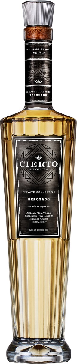 slide 3 of 4, Cierto Tequila Tequila, Reposado, 750 ml